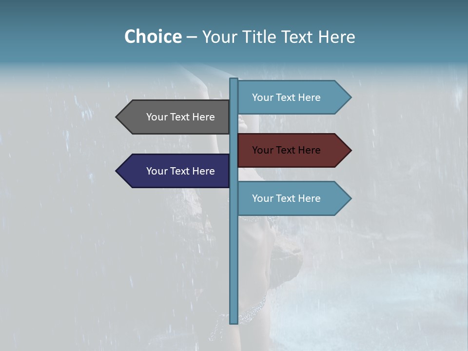 Person Relax Female PowerPoint Template