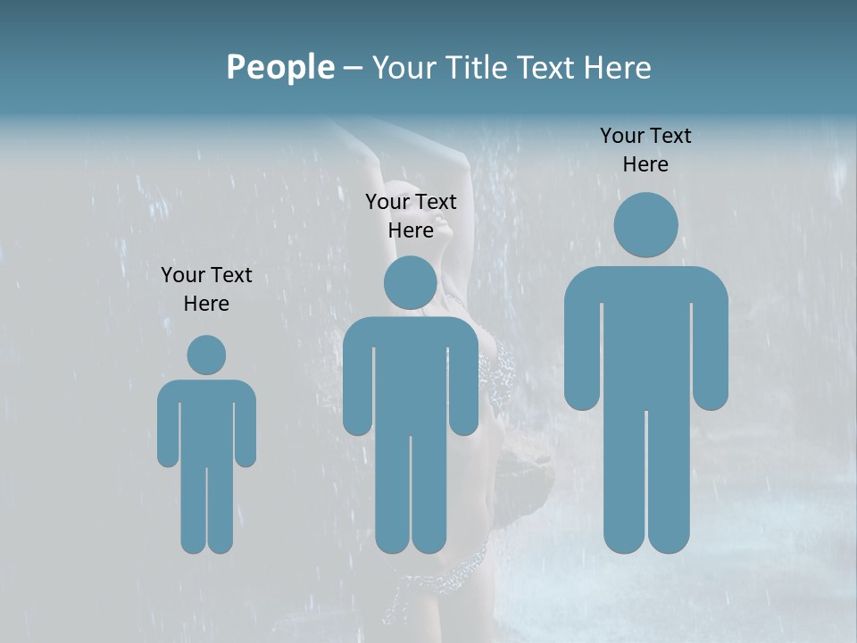 Person Relax Female PowerPoint Template