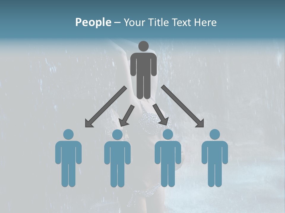 Person Relax Female PowerPoint Template