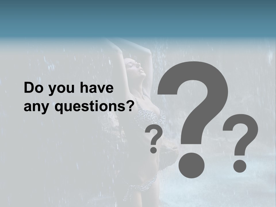 Person Relax Female PowerPoint Template