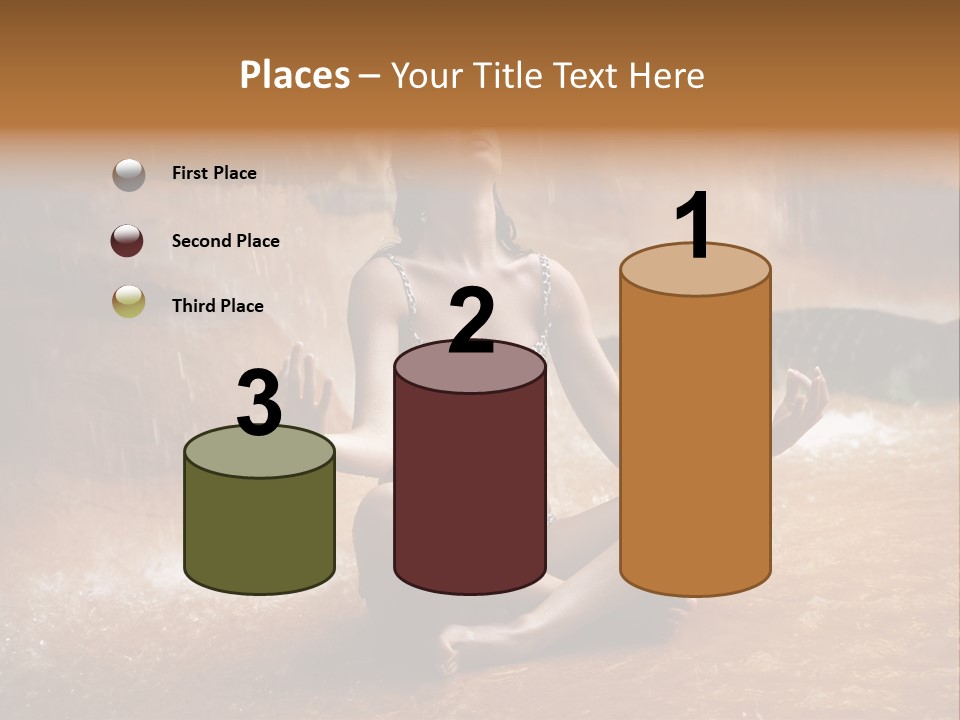 Splash Spa Meditating PowerPoint Template