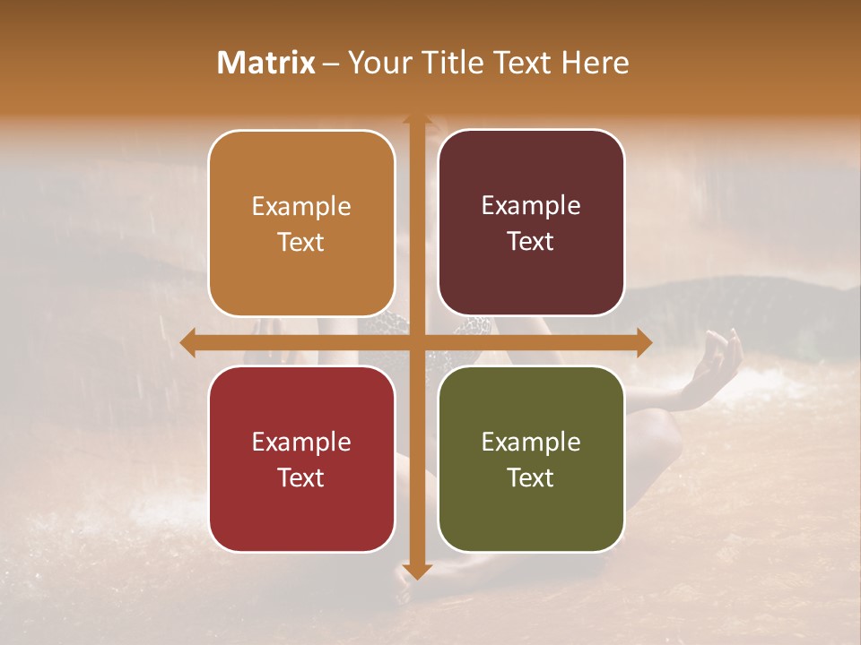 Splash Spa Meditating PowerPoint Template