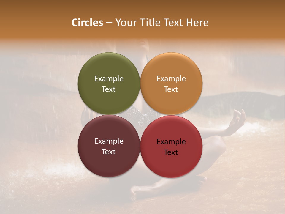 Splash Spa Meditating PowerPoint Template