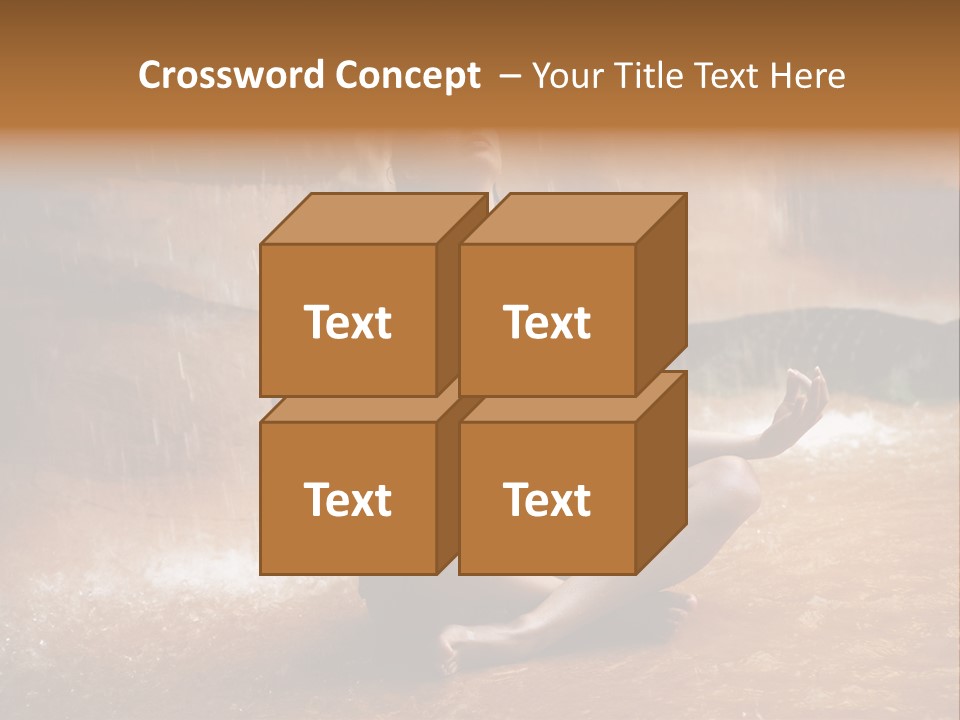 Splash Spa Meditating PowerPoint Template