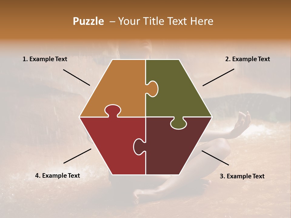 Splash Spa Meditating PowerPoint Template