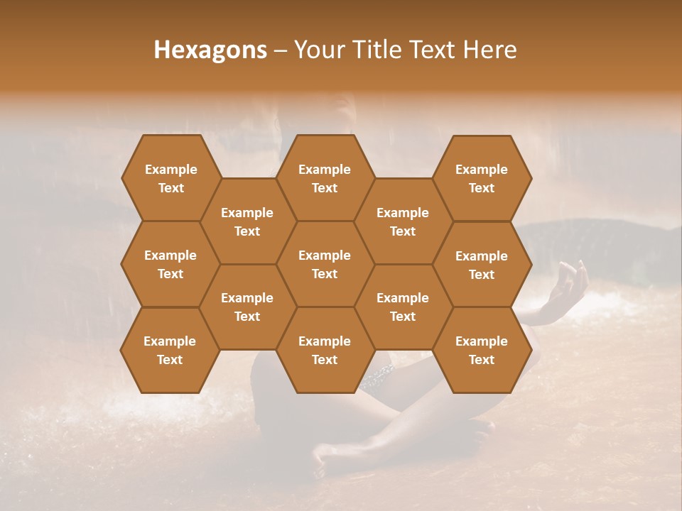 Splash Spa Meditating PowerPoint Template