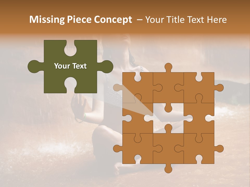 Splash Spa Meditating PowerPoint Template