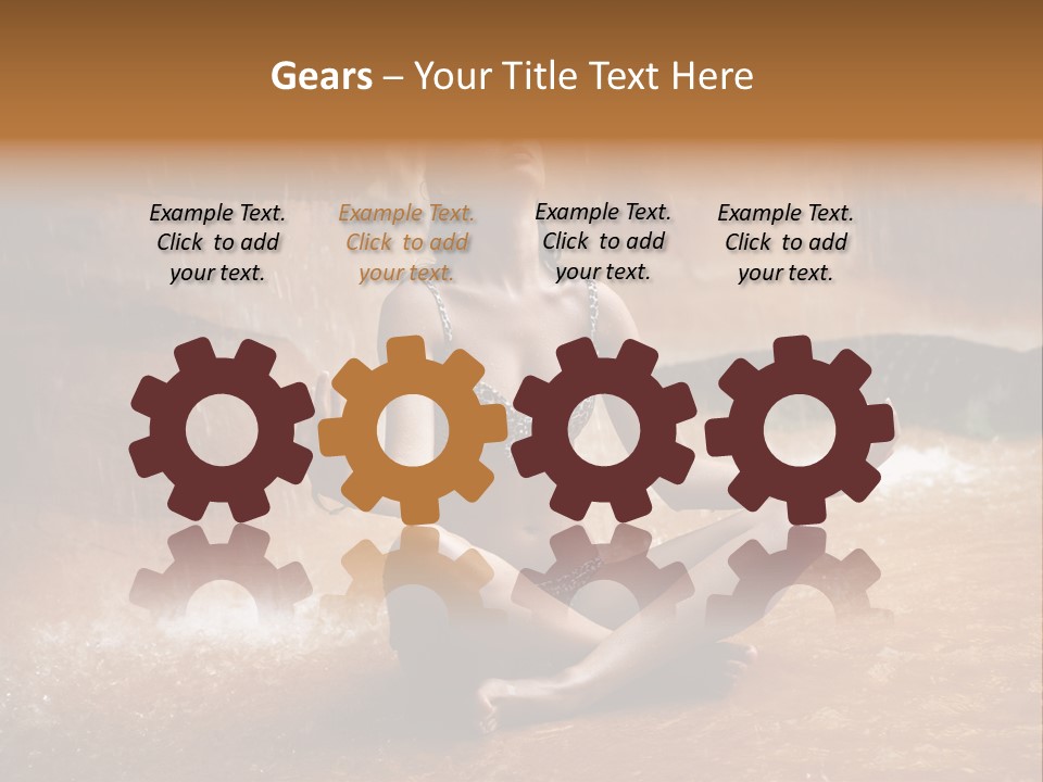 Splash Spa Meditating PowerPoint Template