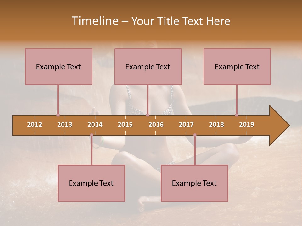 Splash Spa Meditating PowerPoint Template