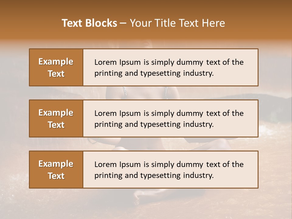 Splash Spa Meditating PowerPoint Template