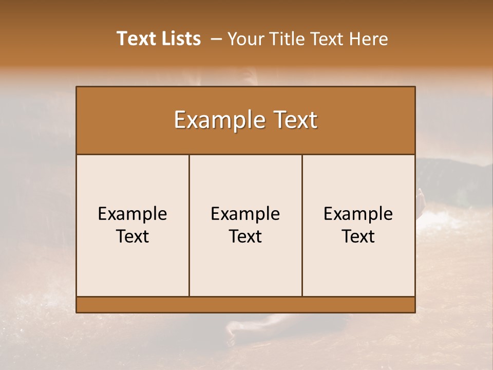 Splash Spa Meditating PowerPoint Template