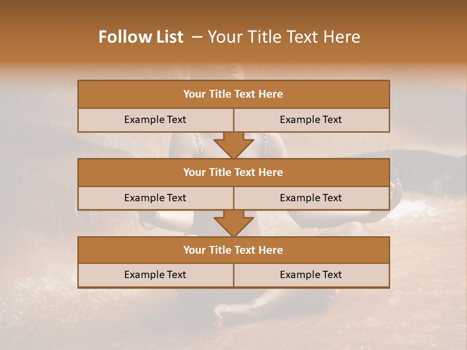 Splash Spa Meditating PowerPoint Template