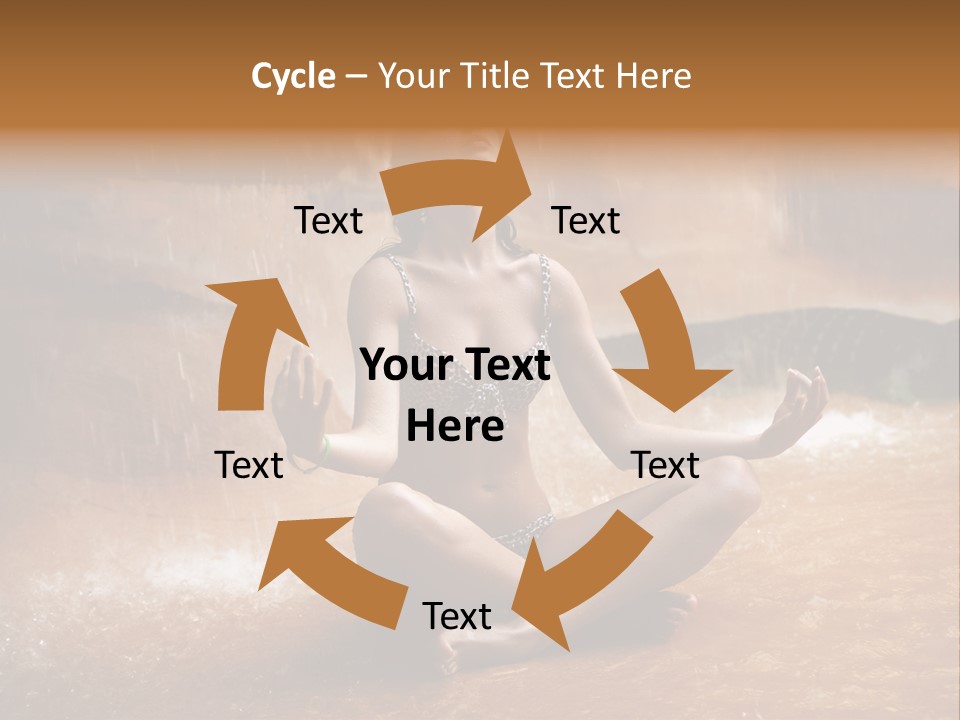 Splash Spa Meditating PowerPoint Template