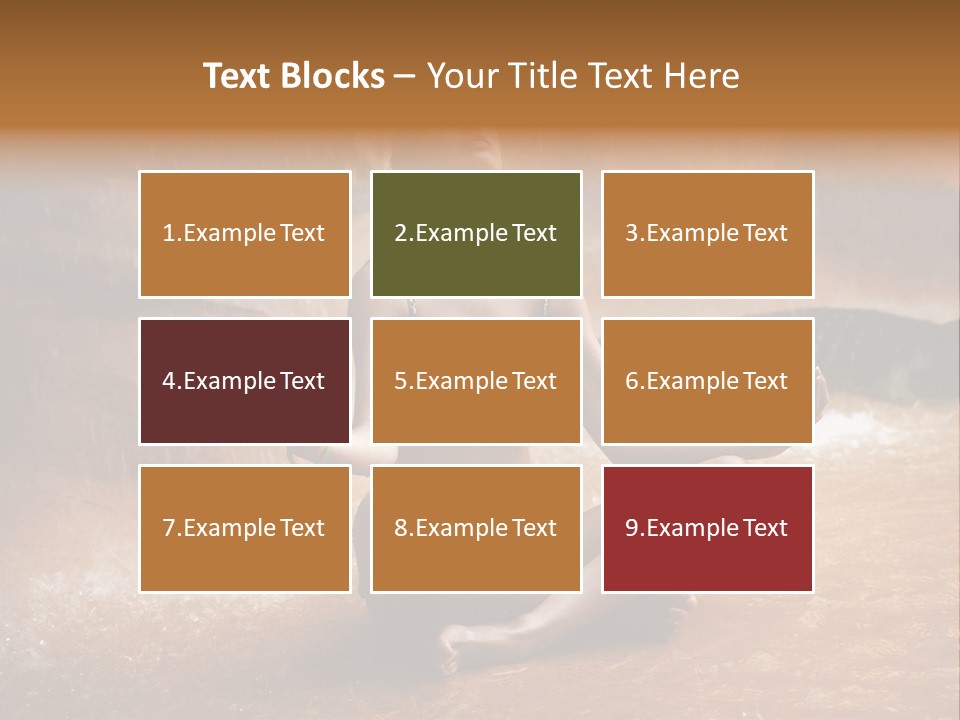 Splash Spa Meditating PowerPoint Template