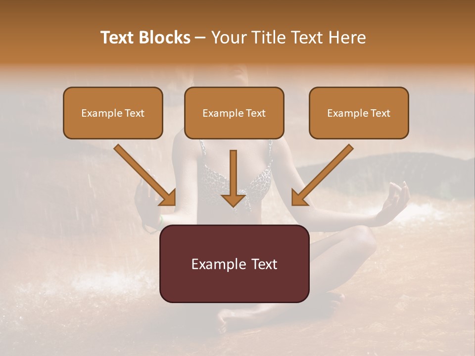 Splash Spa Meditating PowerPoint Template
