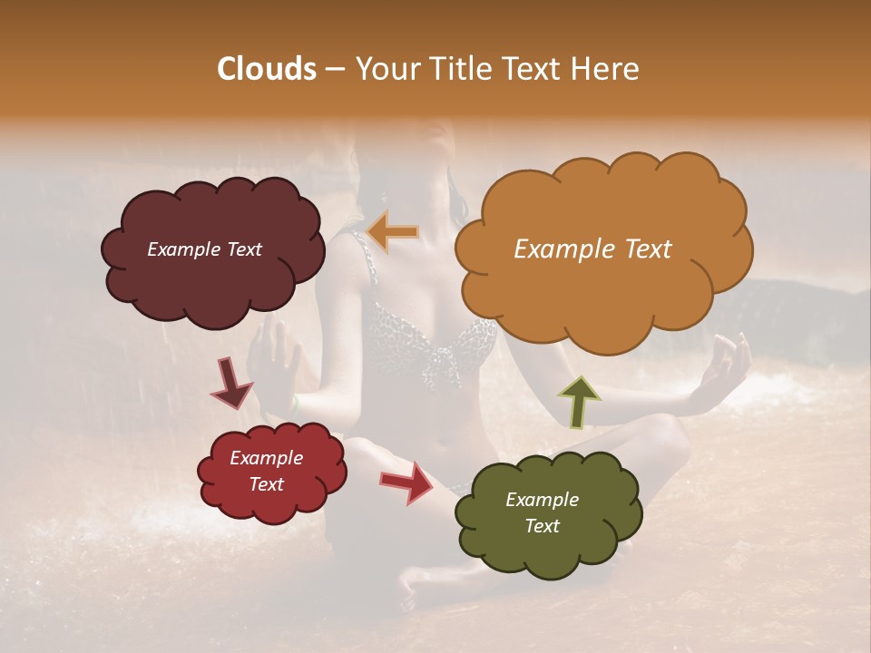 Splash Spa Meditating PowerPoint Template