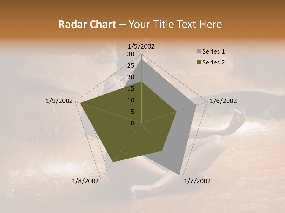 Splash Spa Meditating PowerPoint Template