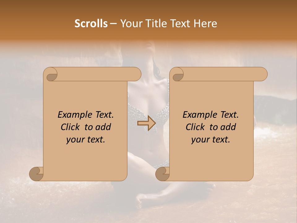 Splash Spa Meditating PowerPoint Template