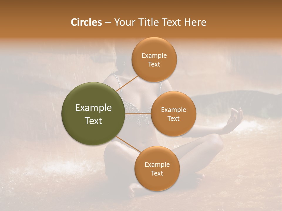 Splash Spa Meditating PowerPoint Template