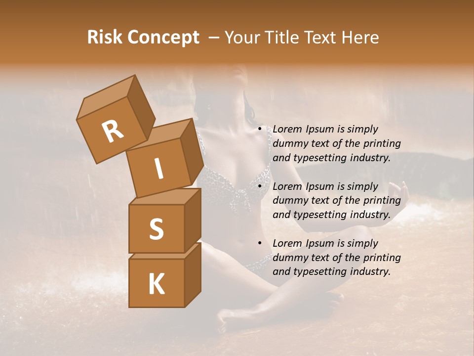 Splash Spa Meditating PowerPoint Template