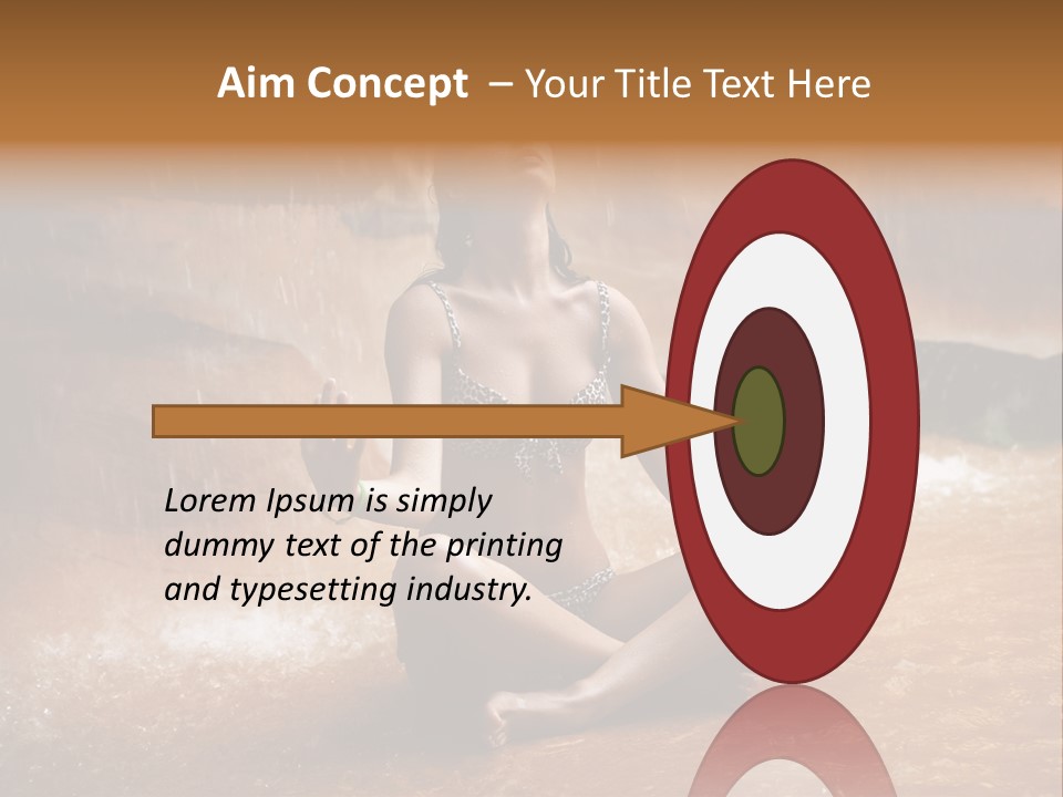 Splash Spa Meditating PowerPoint Template