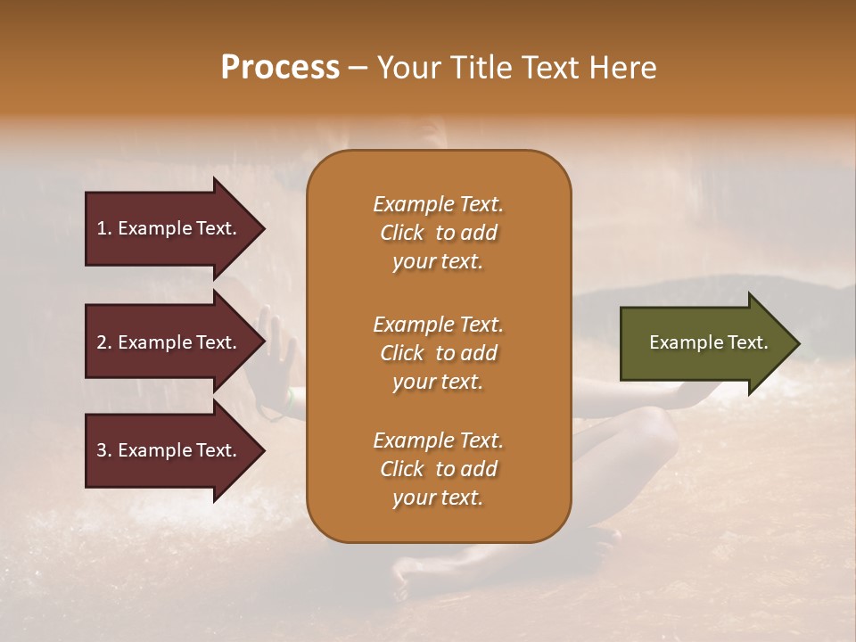 Splash Spa Meditating PowerPoint Template