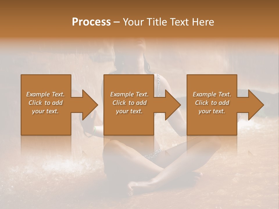 Splash Spa Meditating PowerPoint Template