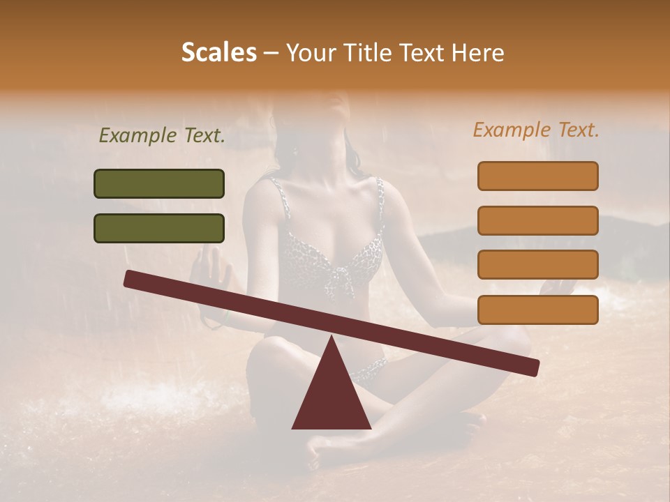 Splash Spa Meditating PowerPoint Template