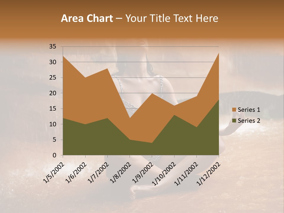 Splash Spa Meditating PowerPoint Template