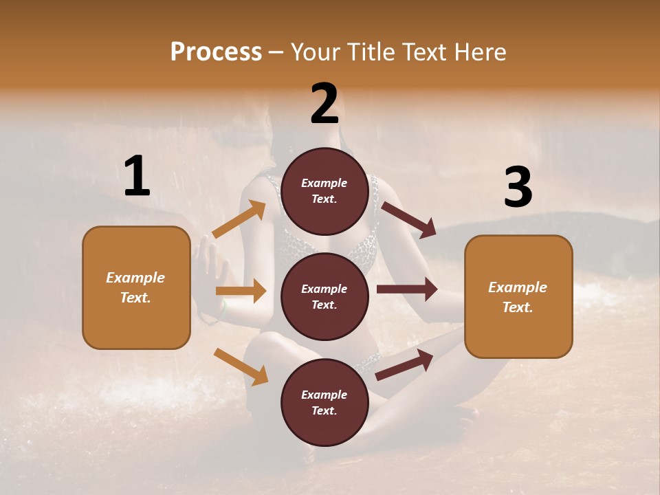 Splash Spa Meditating PowerPoint Template