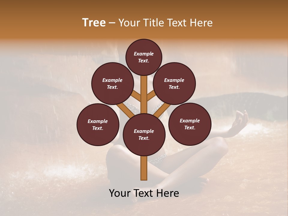 Splash Spa Meditating PowerPoint Template