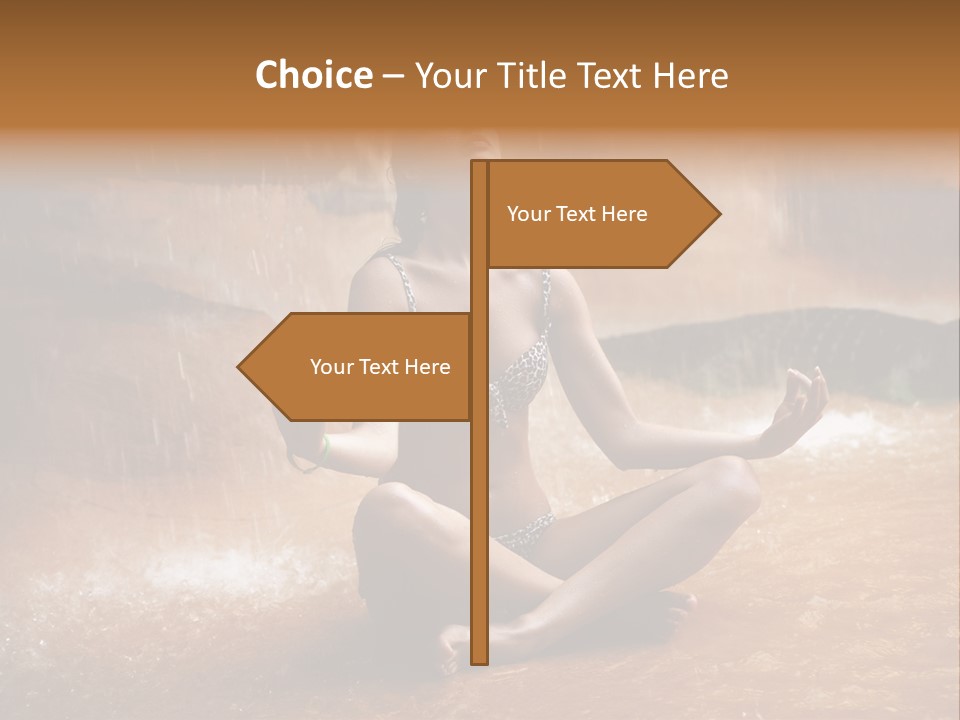 Splash Spa Meditating PowerPoint Template