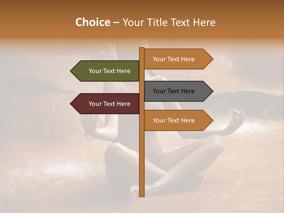 Splash Spa Meditating PowerPoint Template