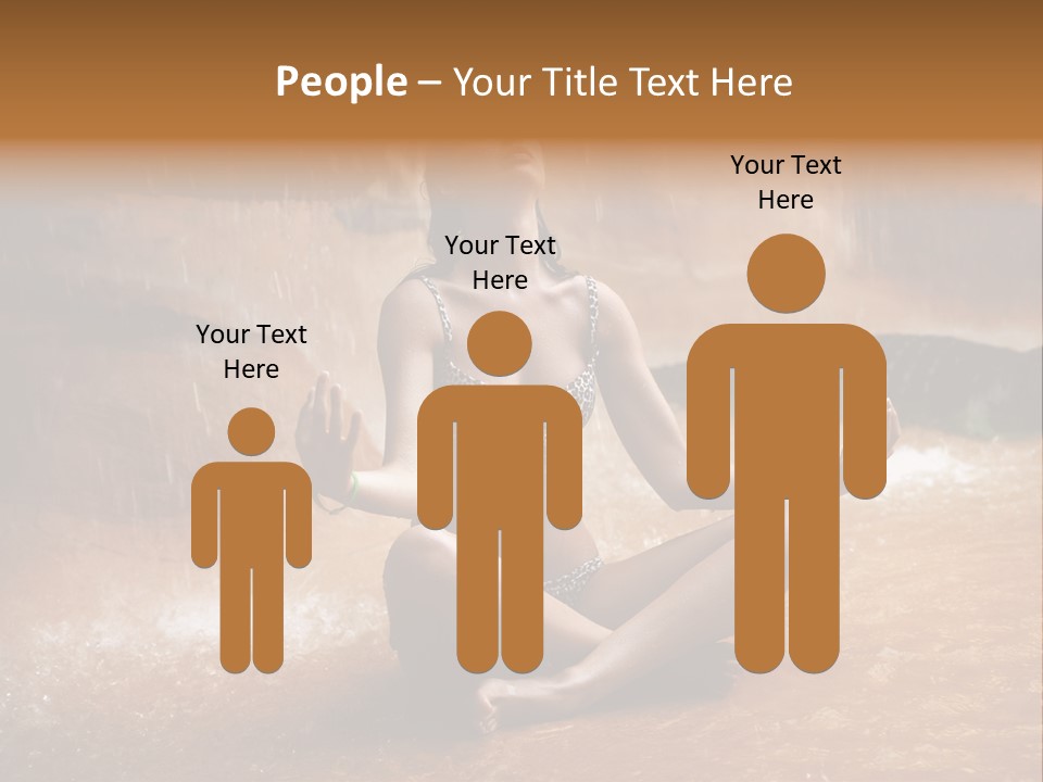 Splash Spa Meditating PowerPoint Template