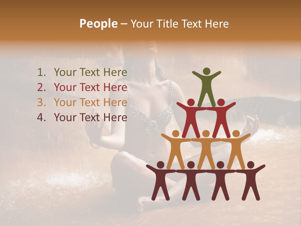 Splash Spa Meditating PowerPoint Template