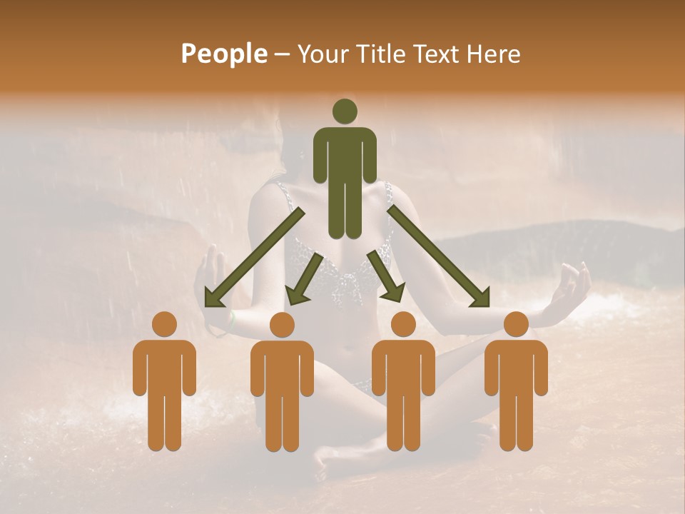 Splash Spa Meditating PowerPoint Template