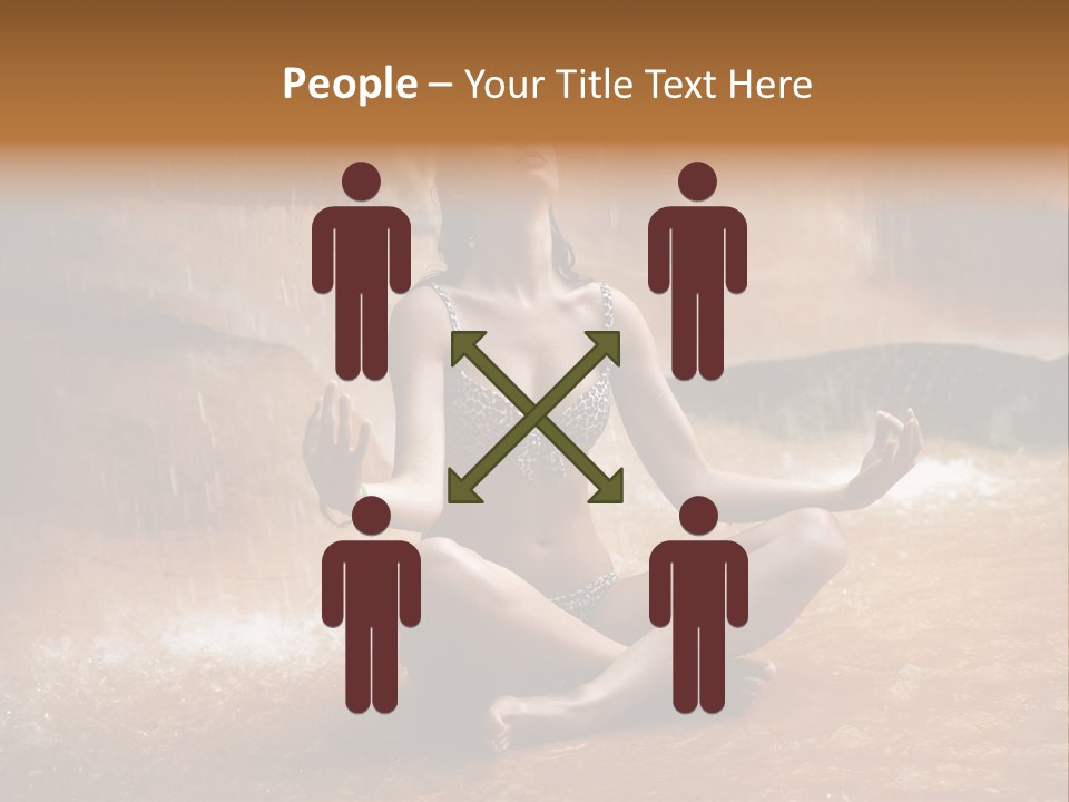 Splash Spa Meditating PowerPoint Template