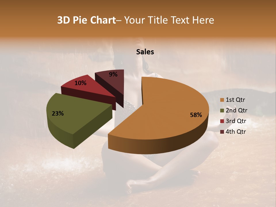 Splash Spa Meditating PowerPoint Template