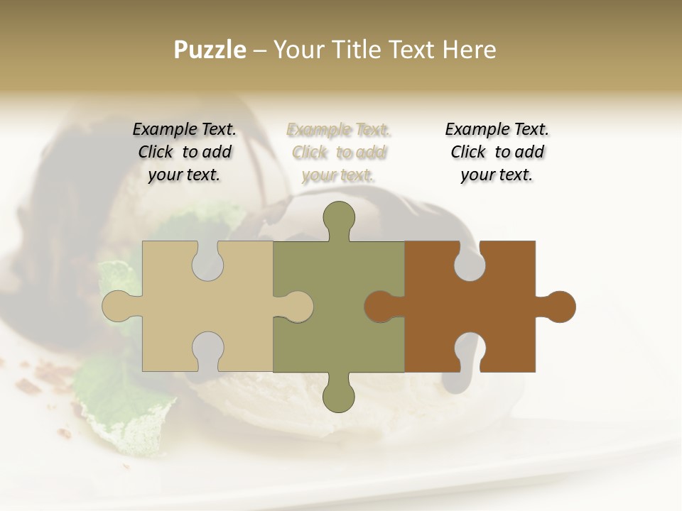 Isolated Border Dessert PowerPoint Template