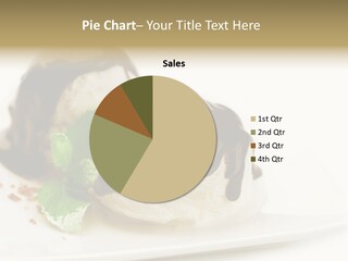 Isolated Border Dessert PowerPoint Template