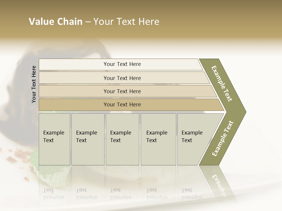 Isolated Border Dessert PowerPoint Template