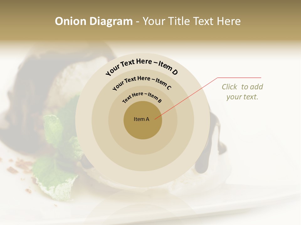 Isolated Border Dessert PowerPoint Template