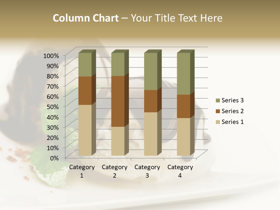 Isolated Border Dessert PowerPoint Template