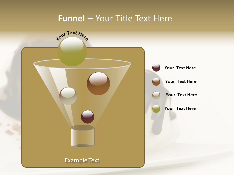 Isolated Border Dessert PowerPoint Template