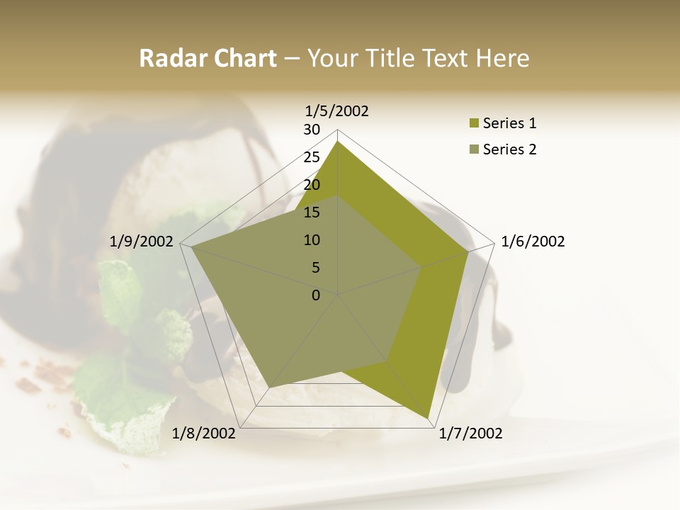 Isolated Border Dessert PowerPoint Template