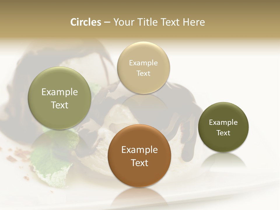 Isolated Border Dessert PowerPoint Template