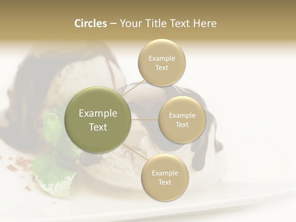 Isolated Border Dessert PowerPoint Template