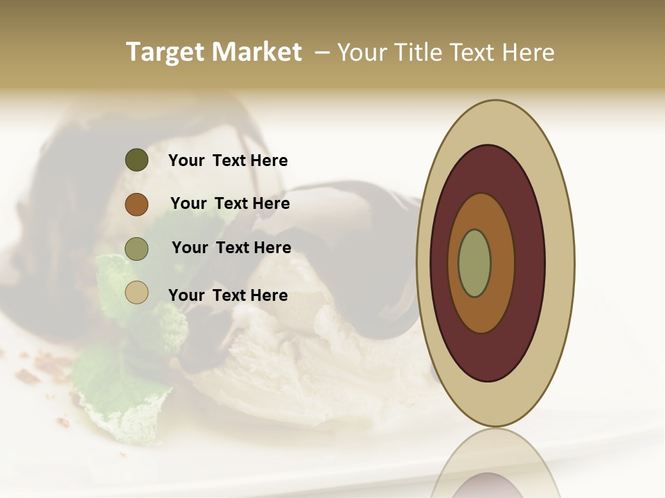 Isolated Border Dessert PowerPoint Template