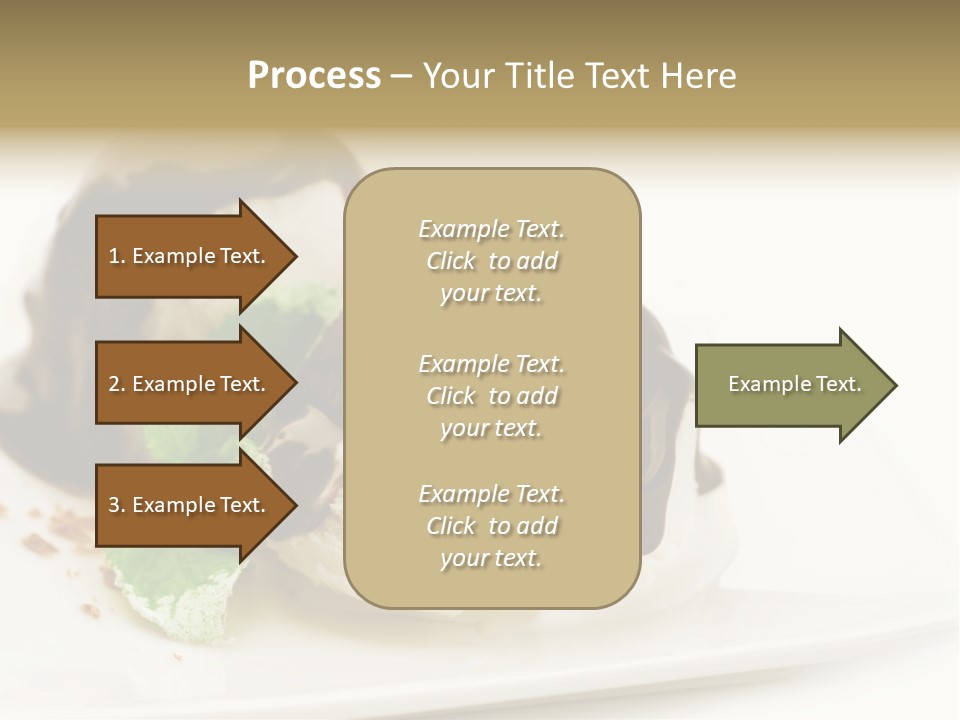 Isolated Border Dessert PowerPoint Template