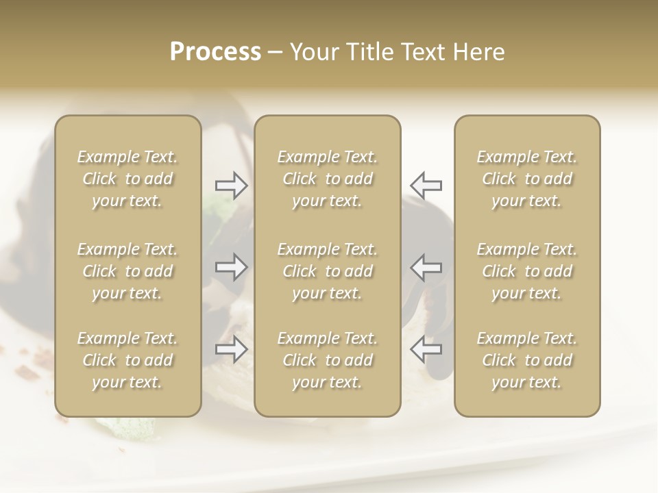 Isolated Border Dessert PowerPoint Template